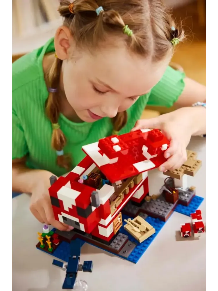Конструктор Minecraft 21270 Грибной домик