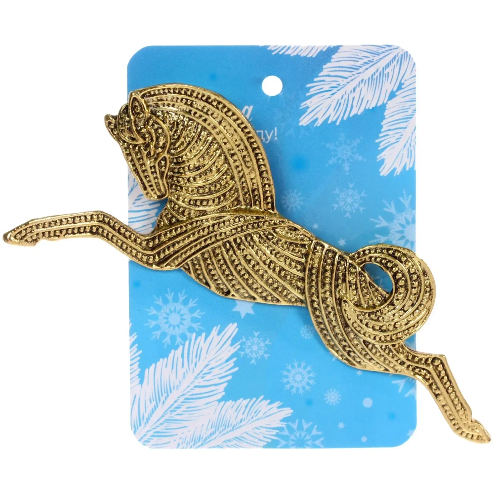 Брошь «Best Podarok - Valkyrie», цвет золото, 9*4см