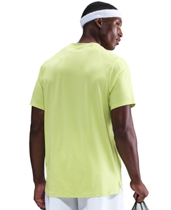 Мужская теннисная футболка Nike Court Advantage Dri-Fit - light lemon twist
