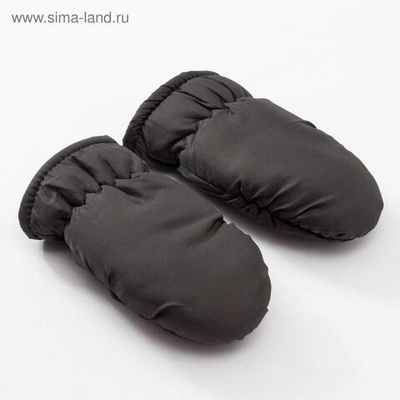 Варежки зимние MINAKU , цв.хаки, р-р 15. 5137813, 1 шт.