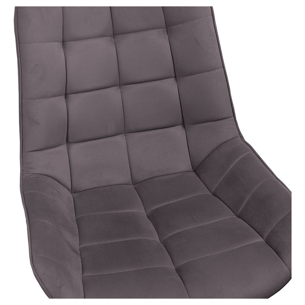 Кресло оператора Helmi HL-M21 "Felix", PL, ткань велюр, серый, пиастра