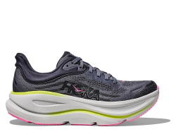 Кроссовки для бега женские Hoka Bondi 9 W Серо-Лайм