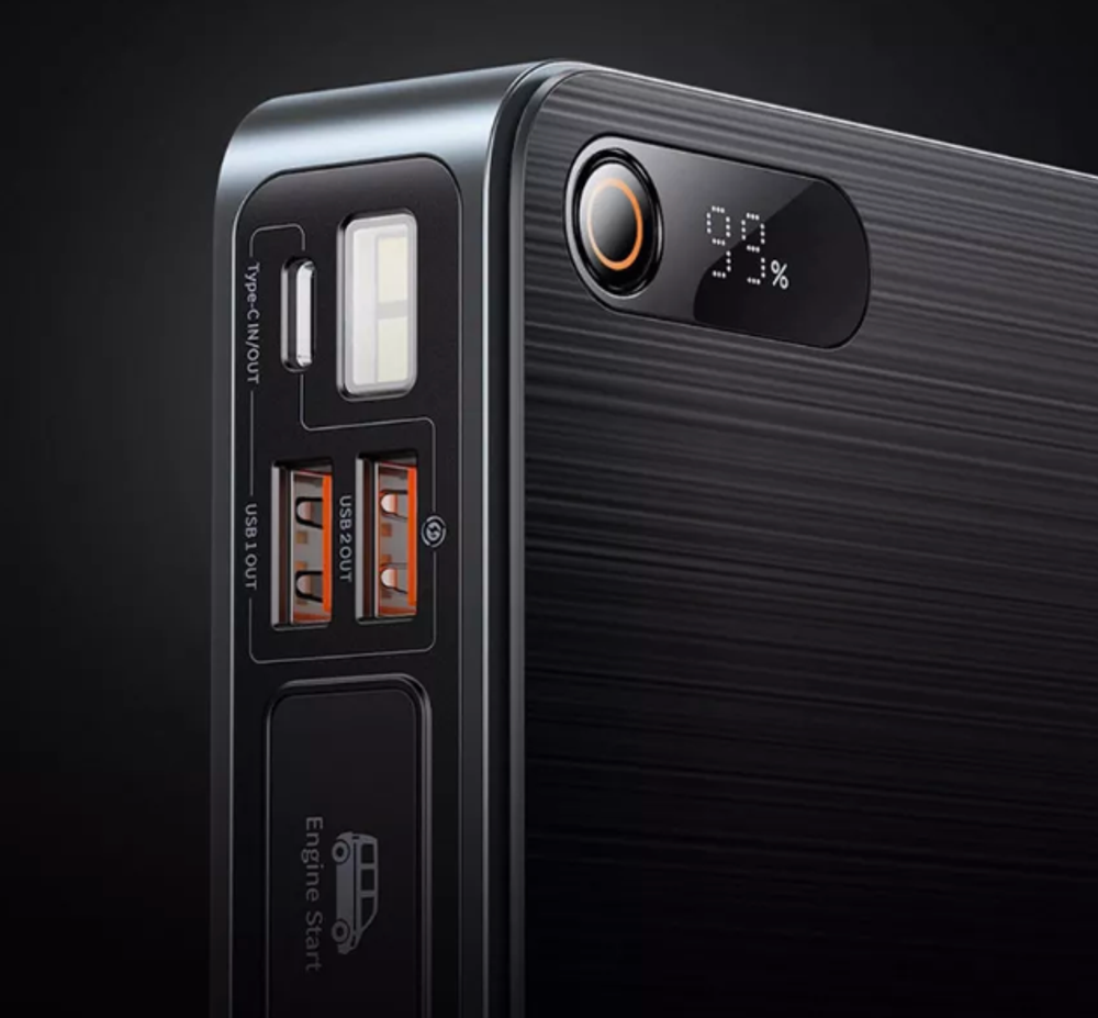 Пусковое портативное устройство BASEUS бустер 16000mAh 1600A