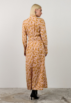 Платье макси цветок