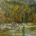 Картина «Горное озеро» Wolfgang Heinz Unger.