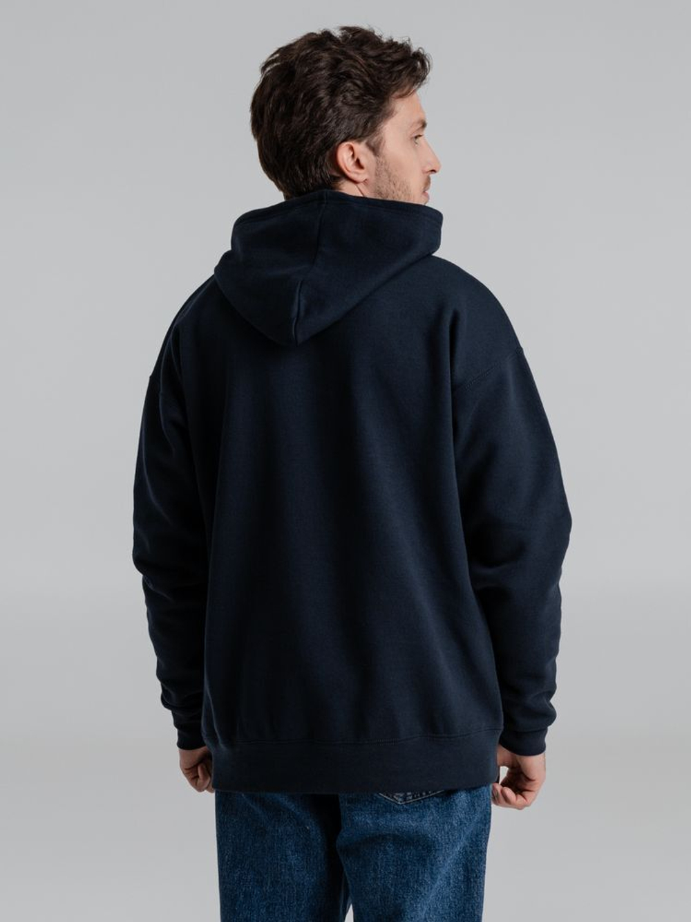 Толстовка с капюшоном Slam 320, темно-синяя