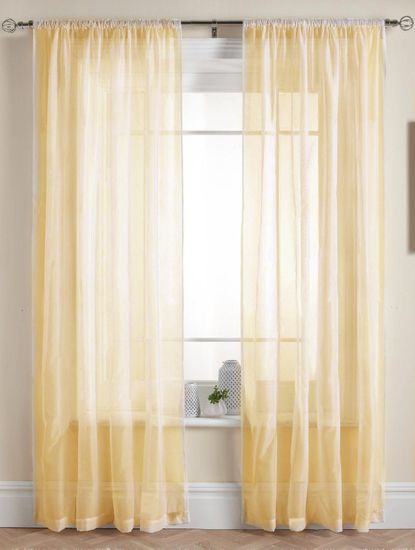 Штора. Тюль Basica-2 (микро вуаль золотой)