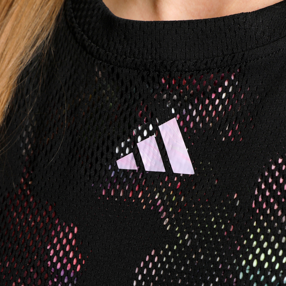 Женская теннисное платье adidas Melbourne Dress Women - Black, Multicoloured