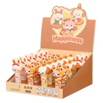 Клей-карандаш Basir белый, серия "Животные", с фигуркой на крышке, 9 грамм, 24 шт