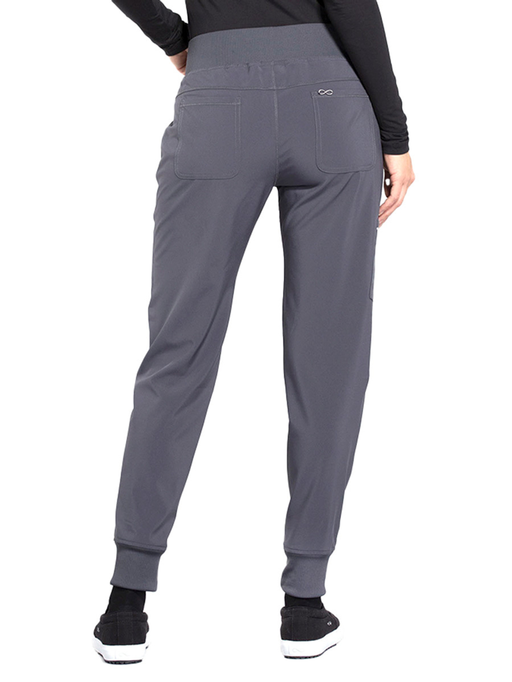 Брюки медицинские женские Cherokee CK110AT на резинке, серый, 48