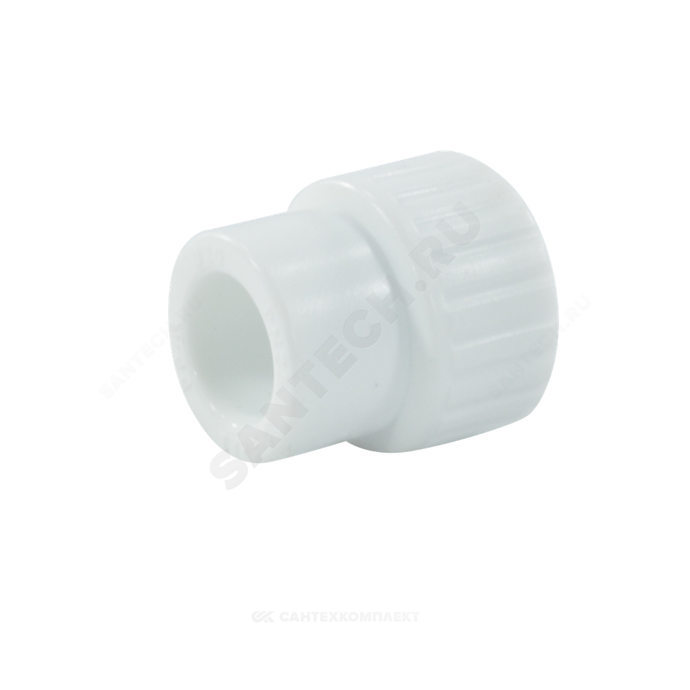 Муфта PP-R комбинированная белая Дн 25х1/2" ВР RTP (РосТурПласт) 10654