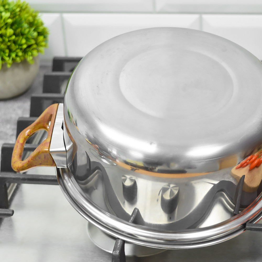 Кастрюля 2,6л из нержавеющей стали