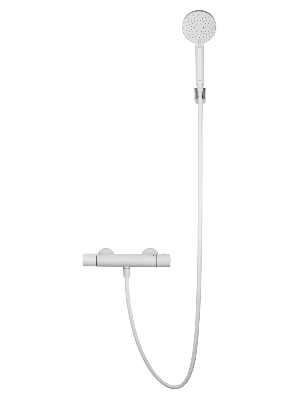 Смеситель для душа с термостатом WONZON & WOGHAND INN 6, Белый матовый (WW-B2029-A-MW)