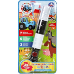 Жезл полицеский музыкальный "Синий трактор" 35 песен, правил пдд, звуков, блистер HT903-R6 (Умка)