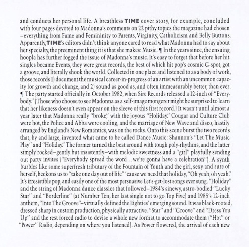 Madonna. The Immaculate Collection (CD)