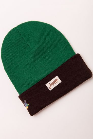 Шапка ЗАПОРОЖЕЦ Ditch Зеленый Dk.Green/Brown