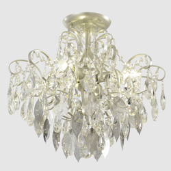 Потолочная люстра Crystal Lux ESMIRALDA PL4 SILVER