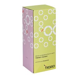 Декор из фарфора белого цвета Trendy Bunny из коллекции Easter Essential, 12,5х12,5x30,5 см