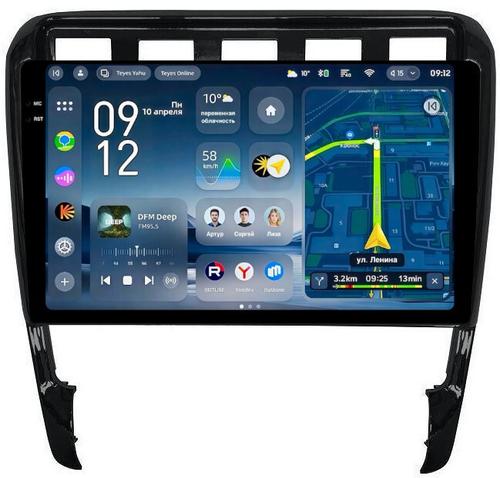 Магнитола для Porsche Cayenne 1 2002-2010 - Teyes CC4-PRO монитор 9.5" 2K QLED на Android 13, Быстрейшая, Snapdragon 778G, ИИ, CarPlay, DSP, 4G SIM-слот