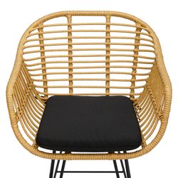 Стул барный Vetle Bent, ротанг