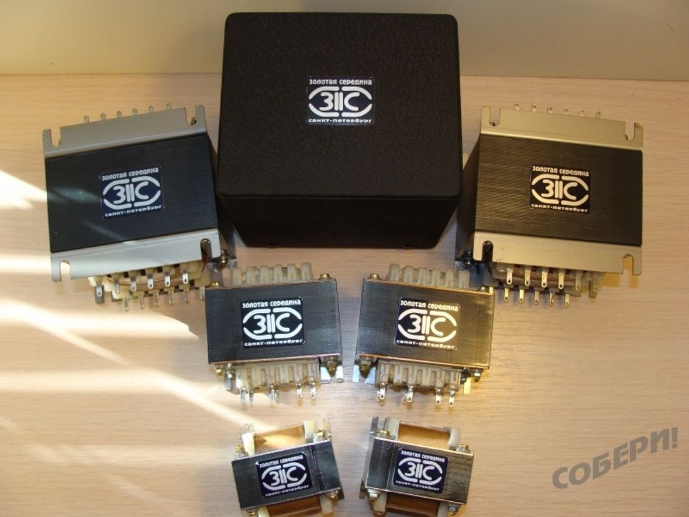 Комплект для сборки двухтактного PP лампового интегрального усилителя мощности "TRAFOLINE" на радиолампе KT88