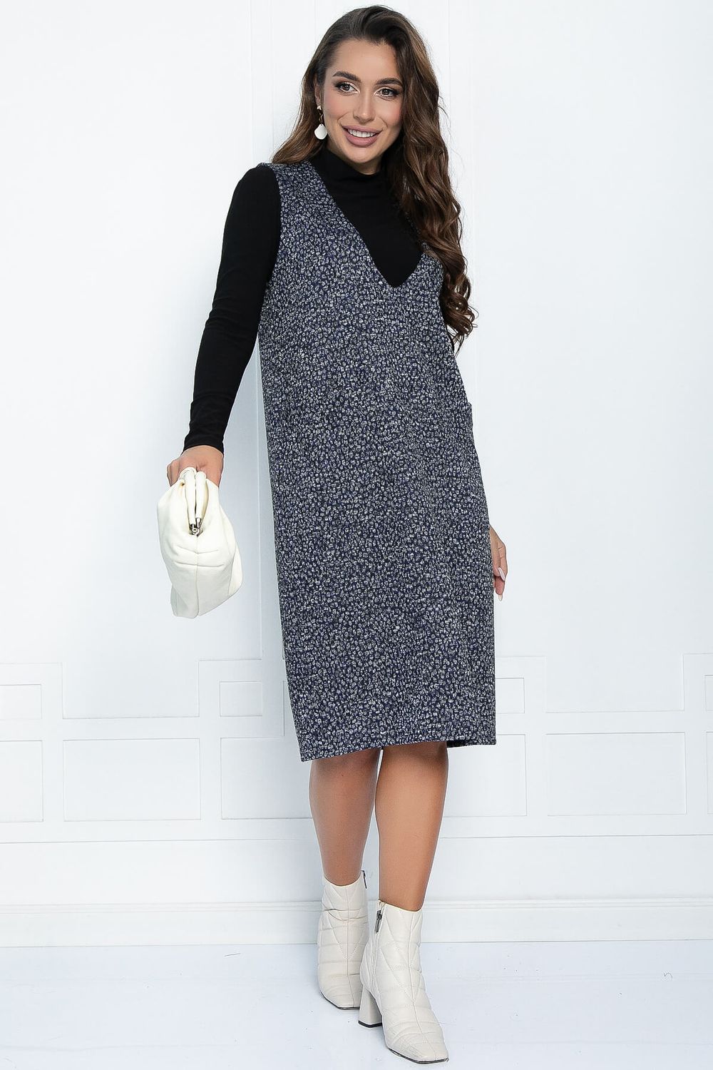 Сарафан Каролинн (темно-синий) П11213 LT Collection