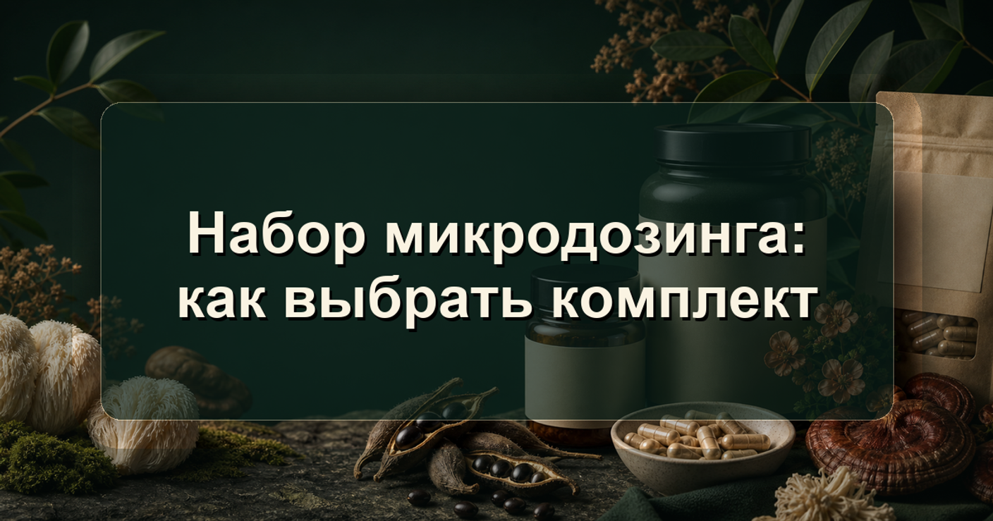 Набор микродозинга: как выбрать комплект