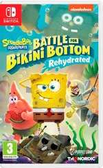 Губка Боб / SpongeBob SquarePants: Battle For Bikini Bottom Rehydrated (Nintendo Switch, Русские субтитры, Б/У)