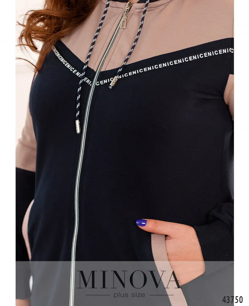 Костюм 8-280-синий-пудра Minova