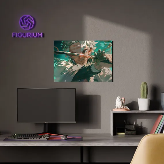 Постер Sanemi Furious - Demon Slayer