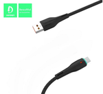 Кабель USB - Micro DENMEN D16V 3.6A (черный) 1м