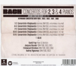David Fray / Bach: Concertos For 2, 3 & 4 (CD)