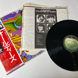 Винтажная виниловая пластинка LP The Beatles A Collection Of Beatles Oldies (Japan 1976) (Obi) Yellow Submarine