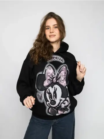 Толстовка утепленная с капюшоном