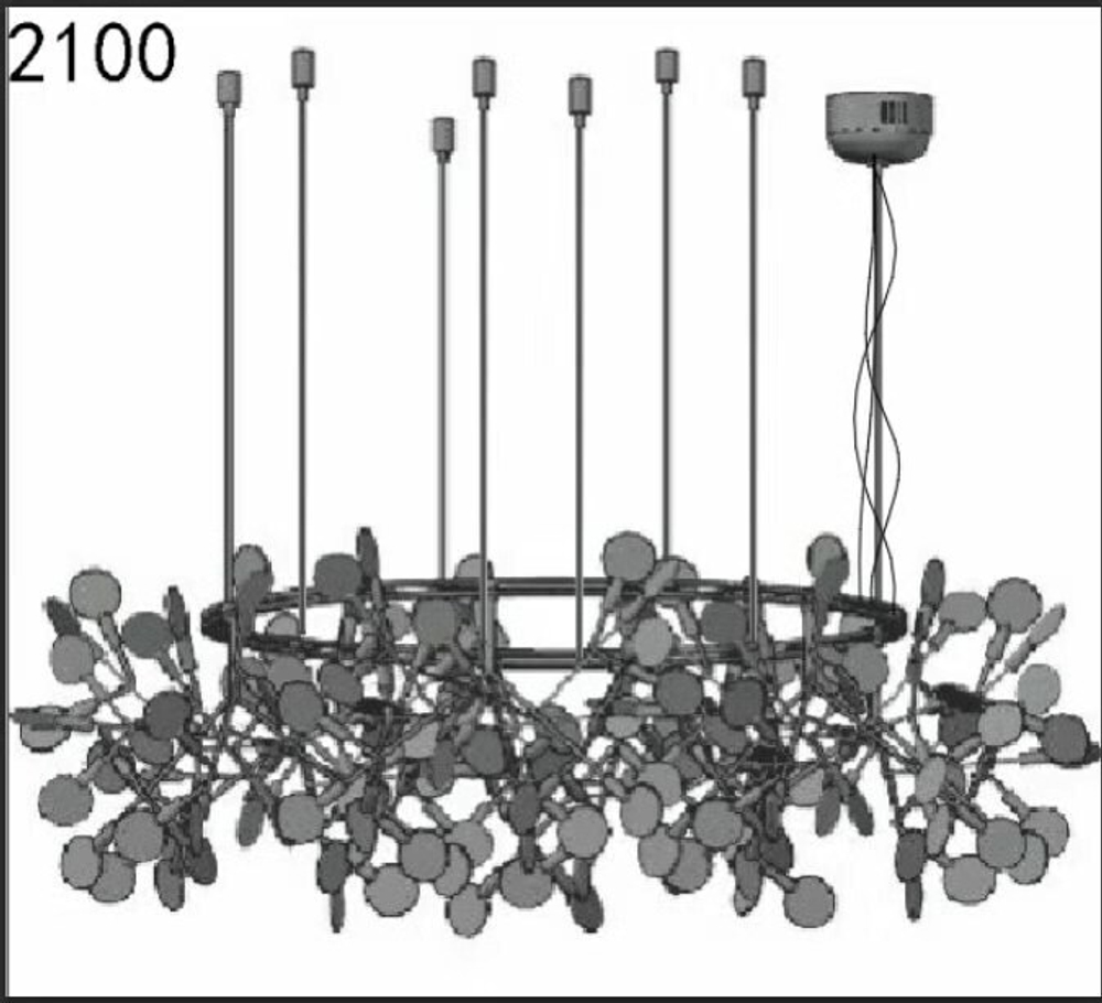 люстра Heracleum the Big O D125