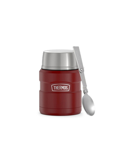 Термос для еды Thermos с ложкой SK3000 MRR (0,47 литра), красный