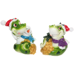 Фигурка новогодняя «Змейка - Зимняя пора» 9*8*11,5 см, микс