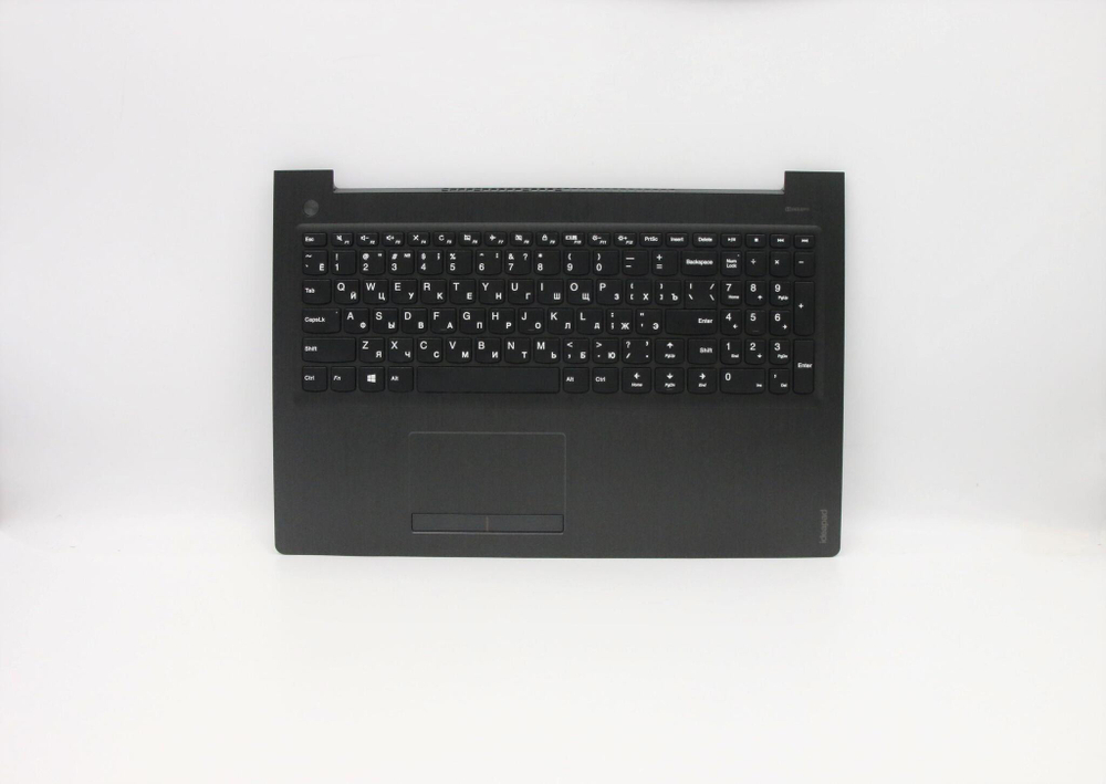 Верхняя панель с клавиатурой (топкейс) для ноутбука Lenovo 310-15ISK черная, раскладка- русская (5CB0L35825)