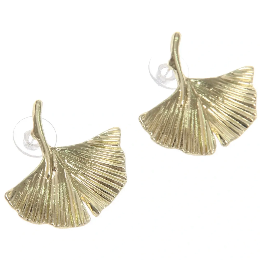 Серьги «ЭЛЛОДИ», листики, цвет золото и серебро, 2,8*2,5см