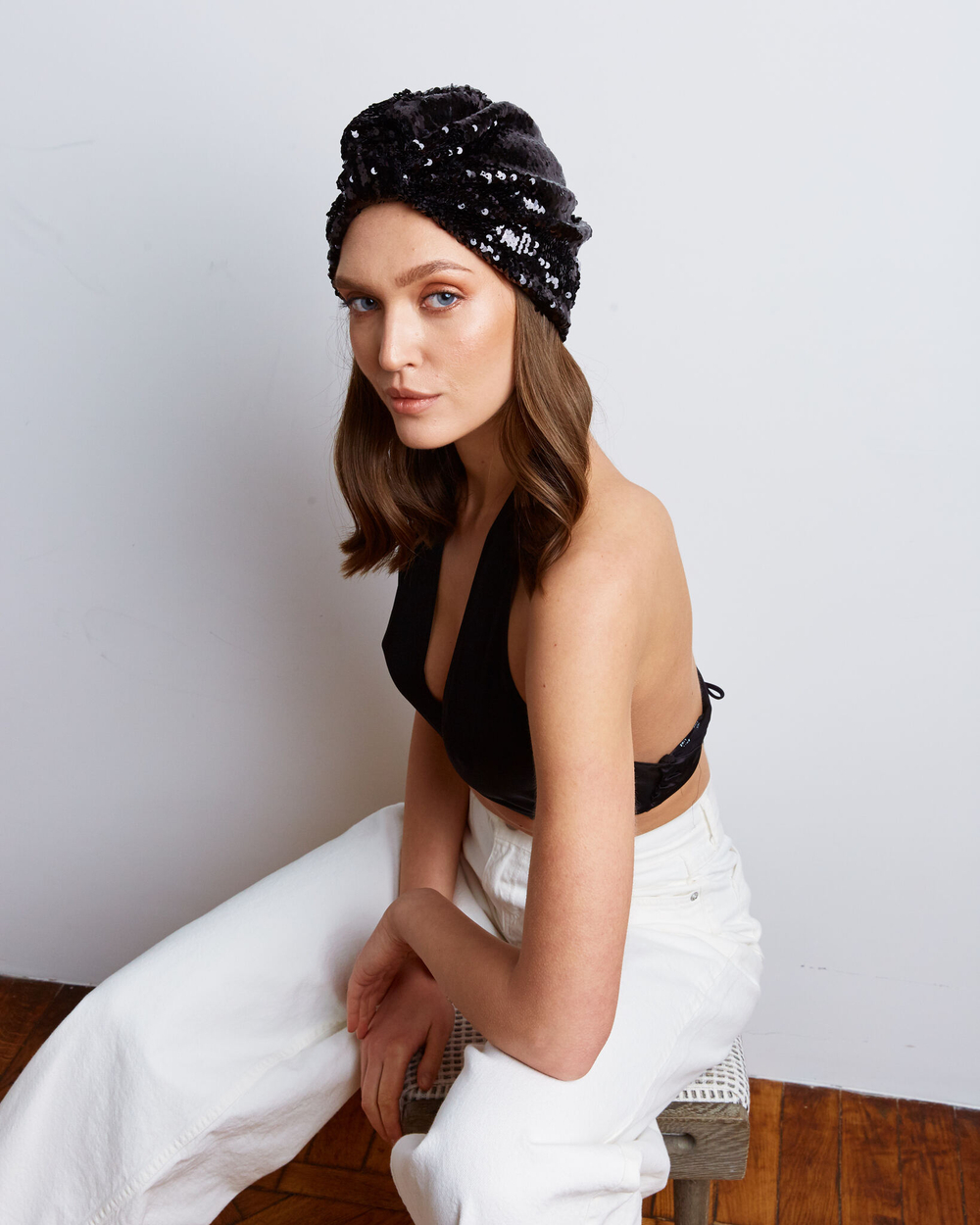 Чалма с пайетками