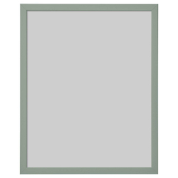 IKEA FISKBO  (ИКЕА ФИСКБО)  -  Рамка, светло-серо-зеленая, 40x50 см