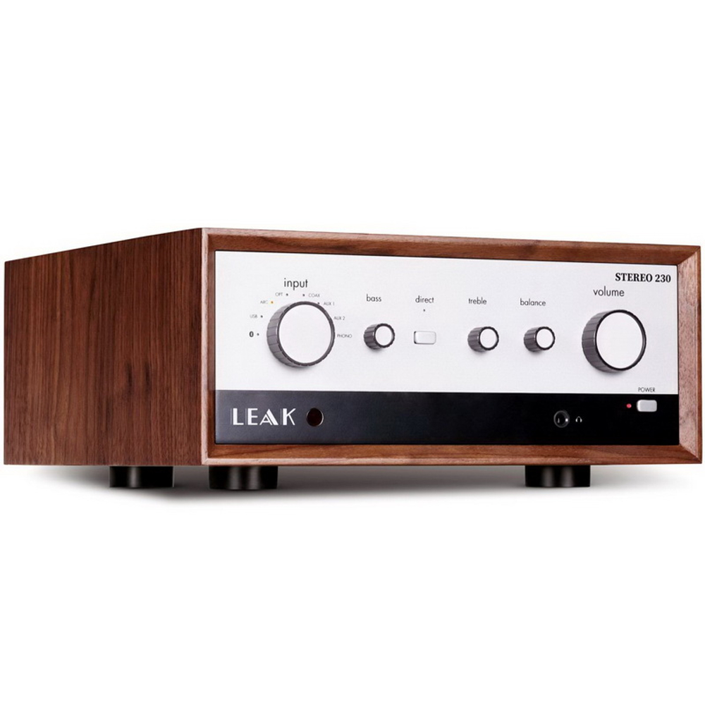 Leak Stereo 230 Walnut — интегральный стереоусилитель премиум-класса