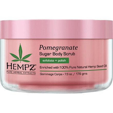 HEMPZ Скраб для тела Сахар и Гранат 176g /Pomegranate Sugar Scrub