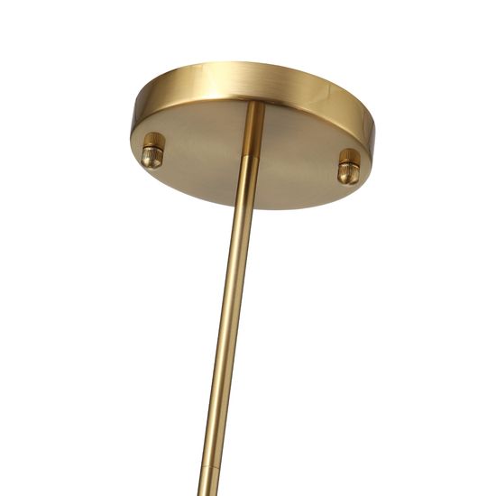 SL1404.303.10 Люстра подвесная ST-Luce Латунь/Прозрачный E14*6 40W BLACK+BRASS