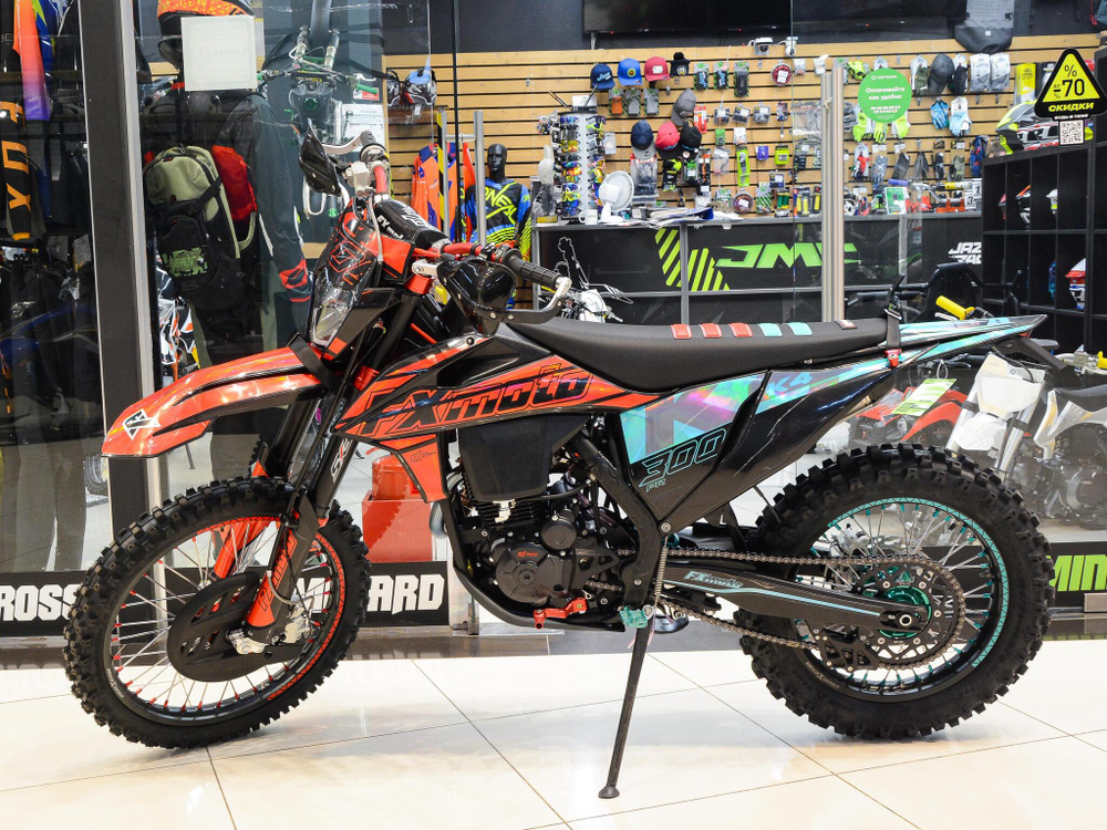 Кроссовый мотоцикл FXmoto PR300 300СС RED 21/18
