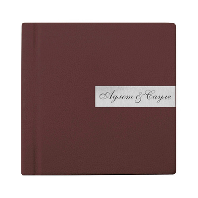 Photobook 15х15 eco-leather "Rosso"
