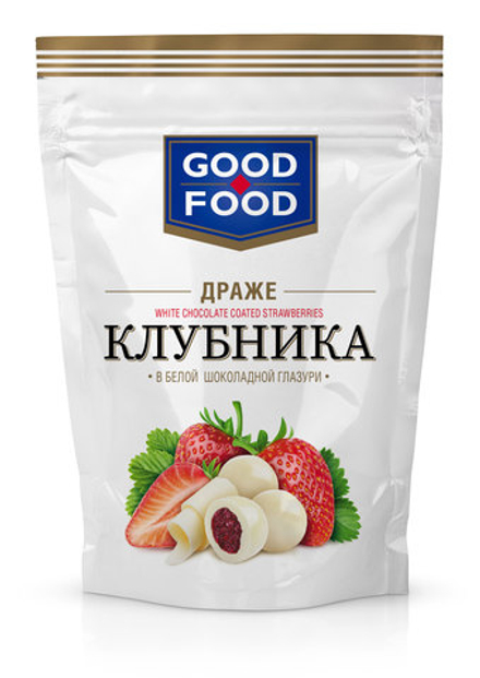 GOOD FOOD Клубника в белой глазури 150 г