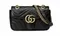 Стеганая мини-сумка Gucci GG Marmont черный