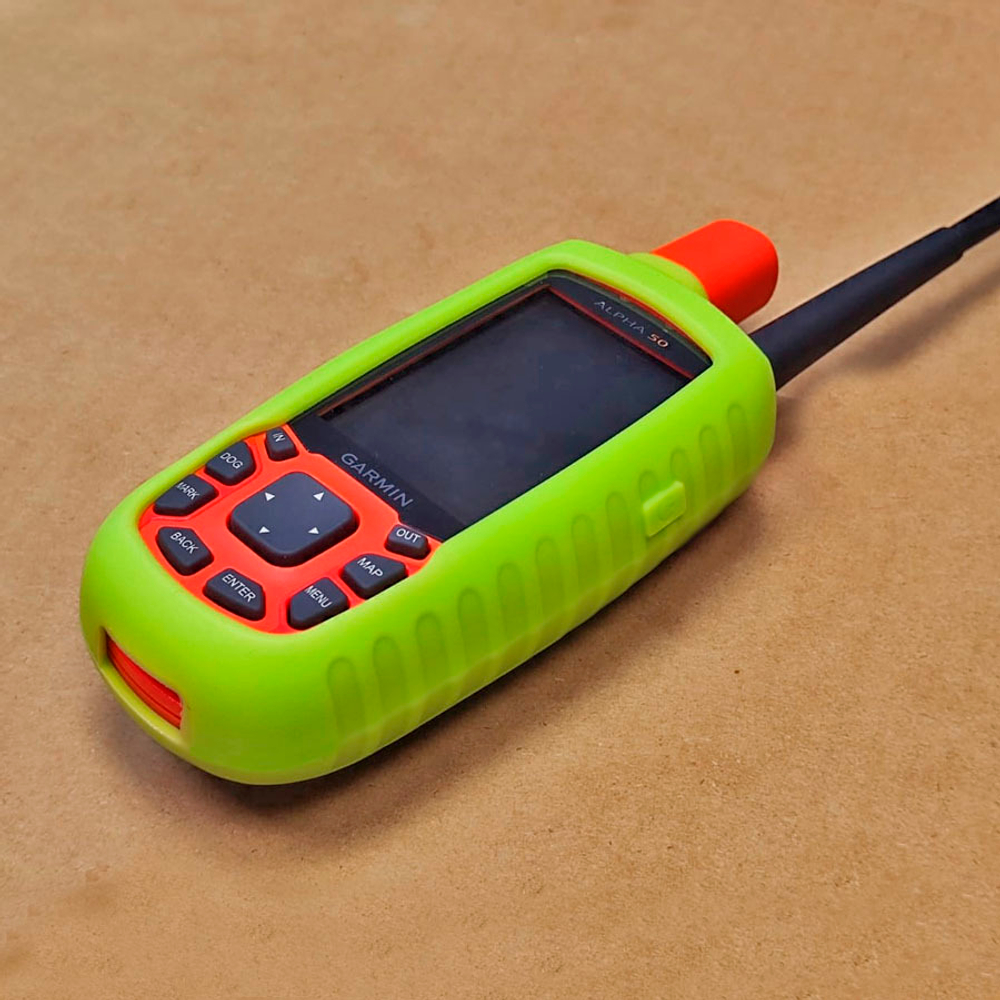 Чехол Garmin Alpha 50 / Astro 320 силикон (лайм)