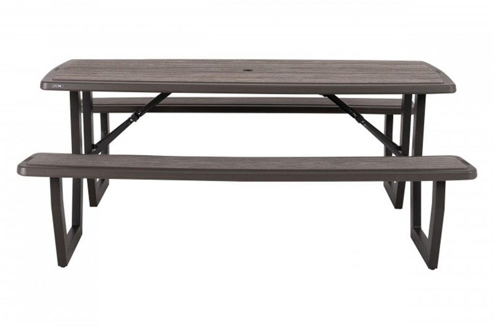 Стол складной с лавочками Lifetime для пикника